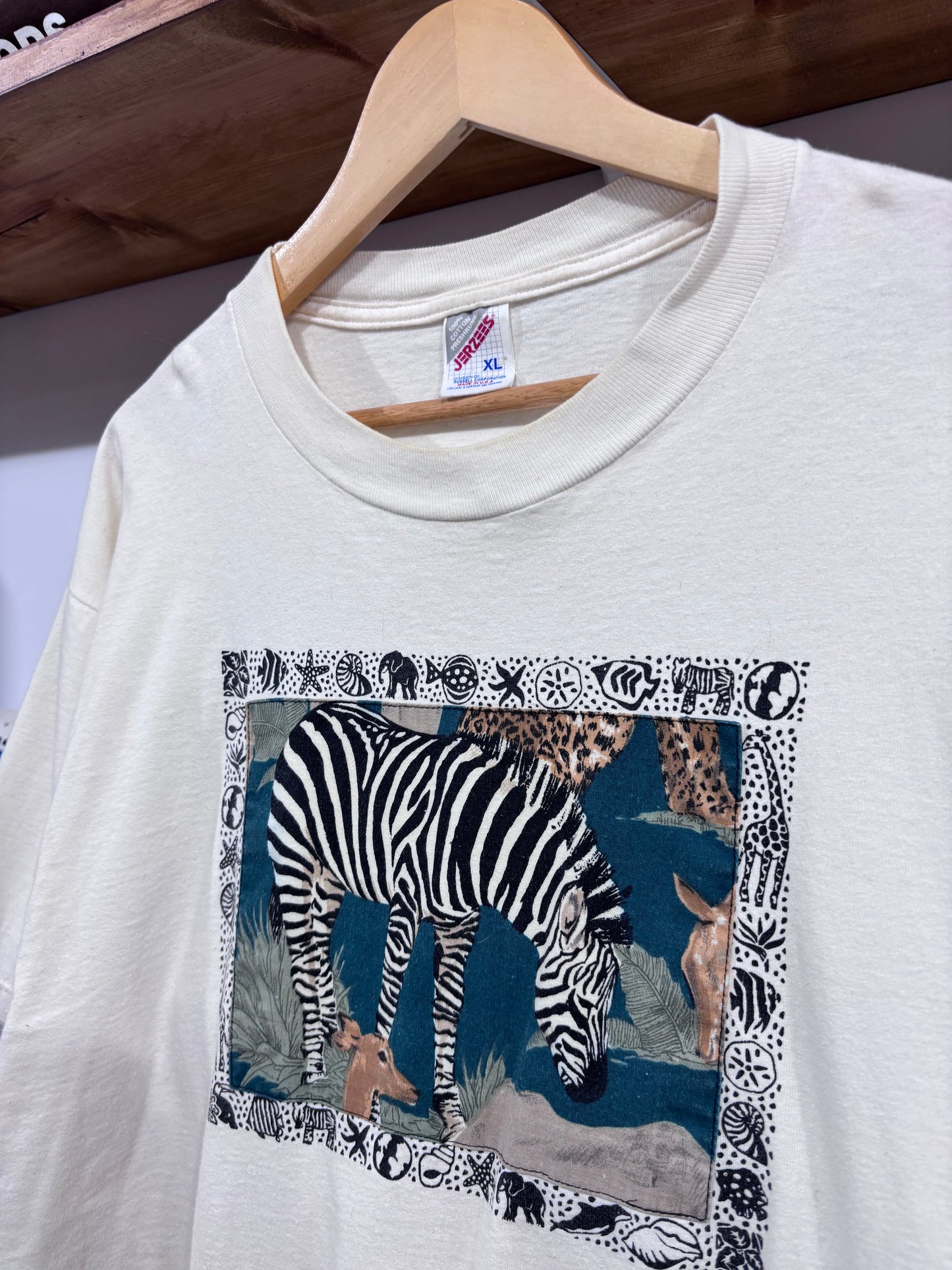 Vintage Zebra Nature Tee