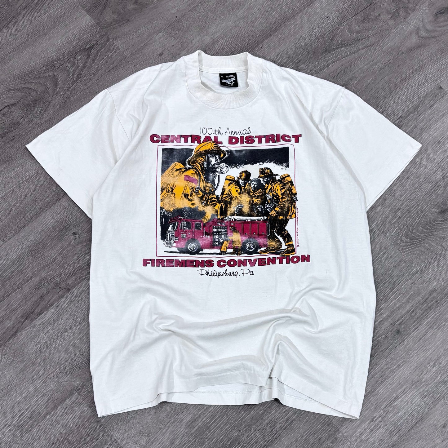 Vintage PA Firefighter Tee
