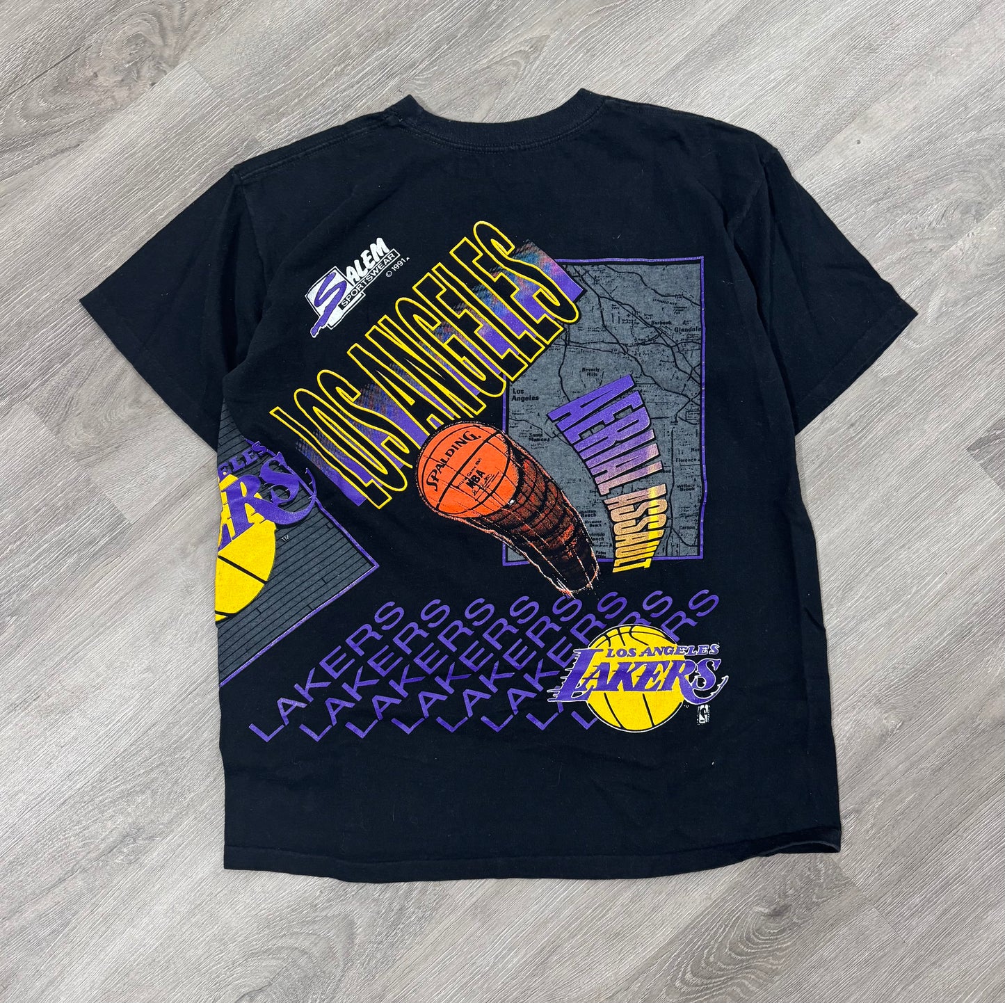 Vintage Lakers Aerial Assualt