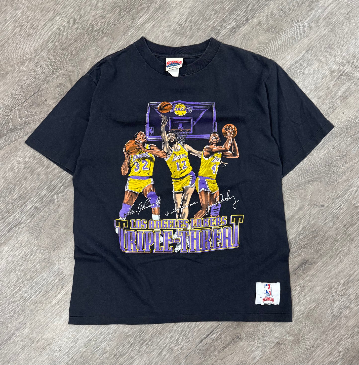 Vintage Lakers Triple Threat