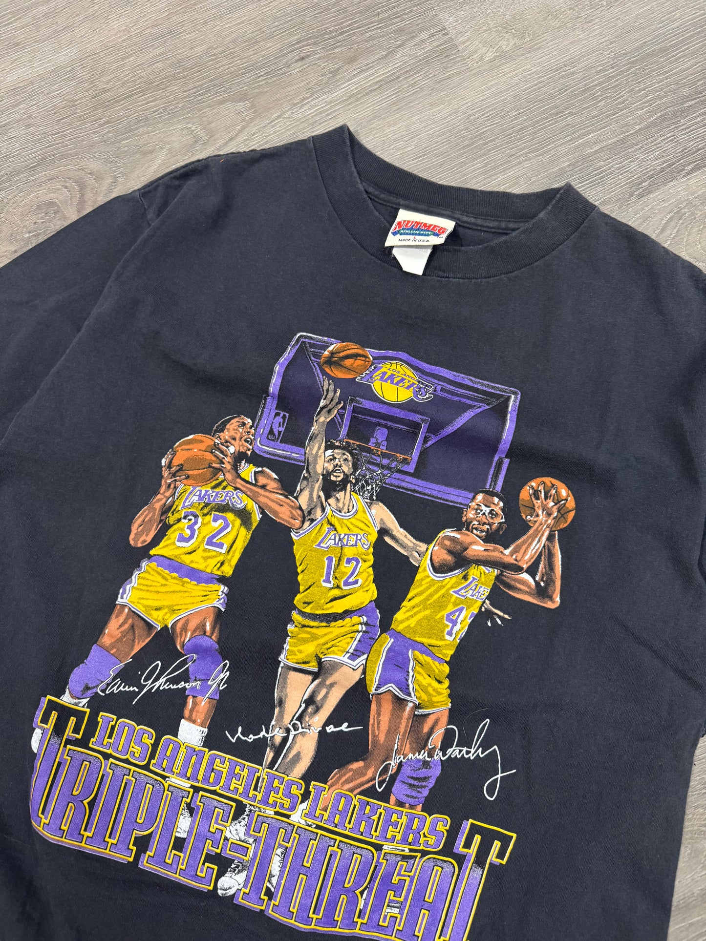Vintage Lakers Triple Threat