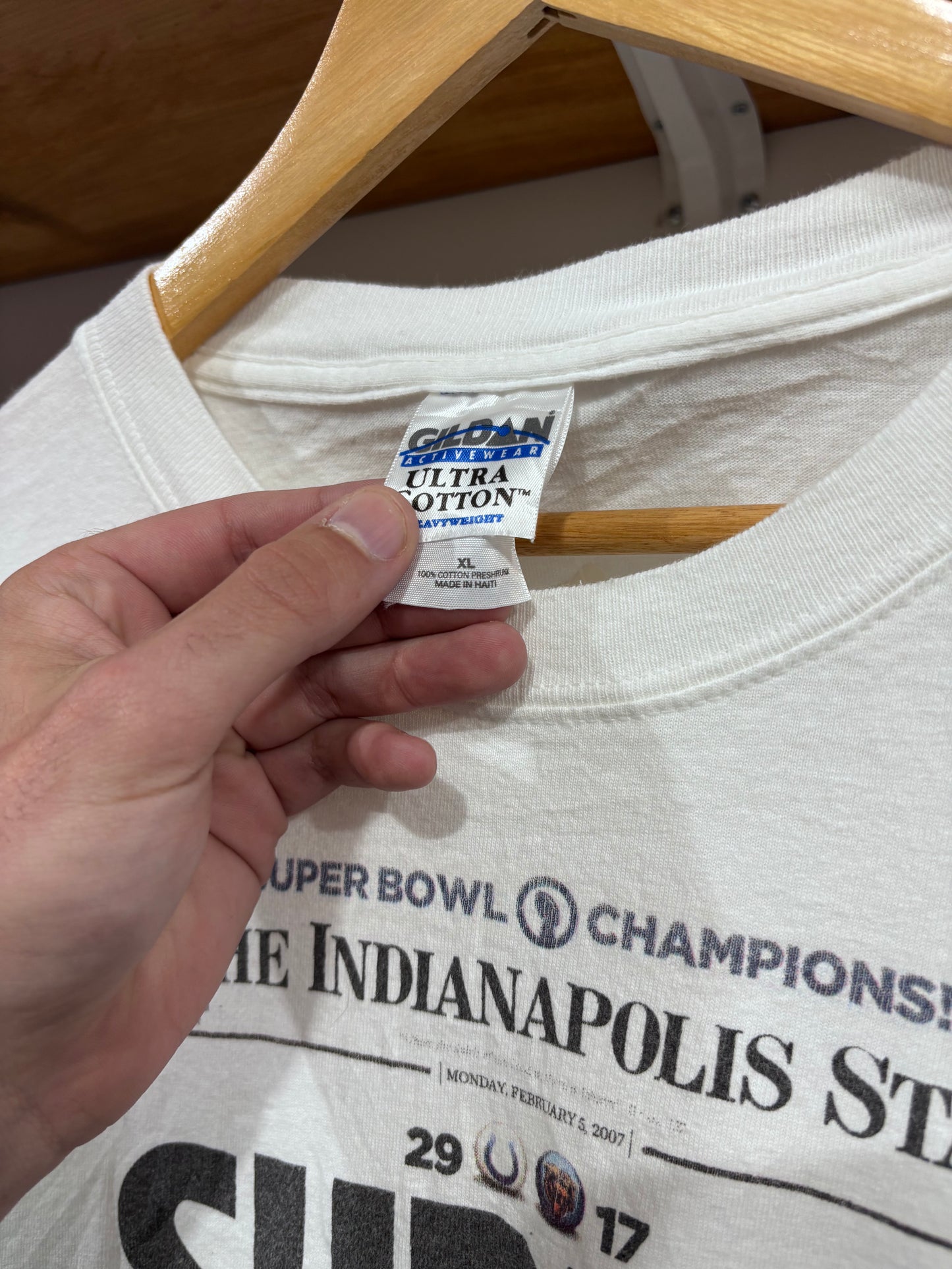 Vintage Indianapolis Colts Newspaper Tee