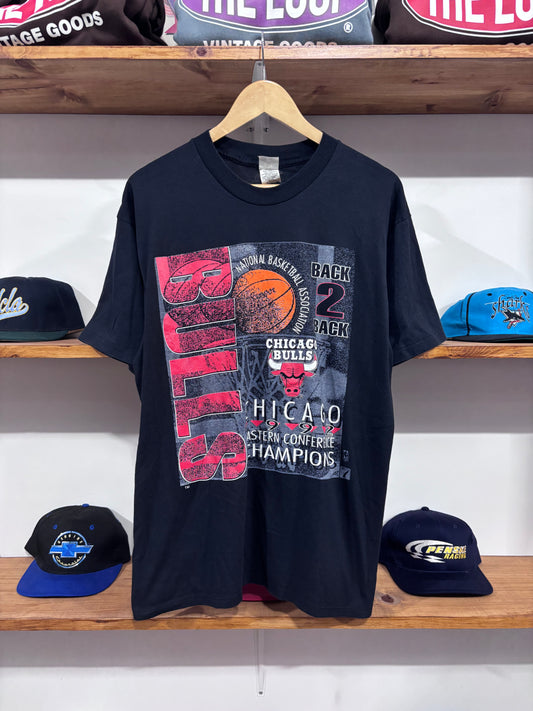 Vintage Chicago Bulls Back 2 Back Tee