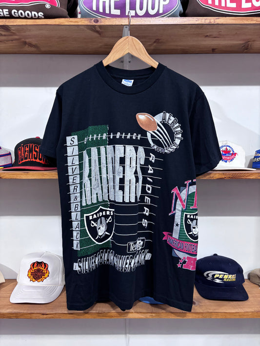 Vintage Oakland Raiders AOP Tee