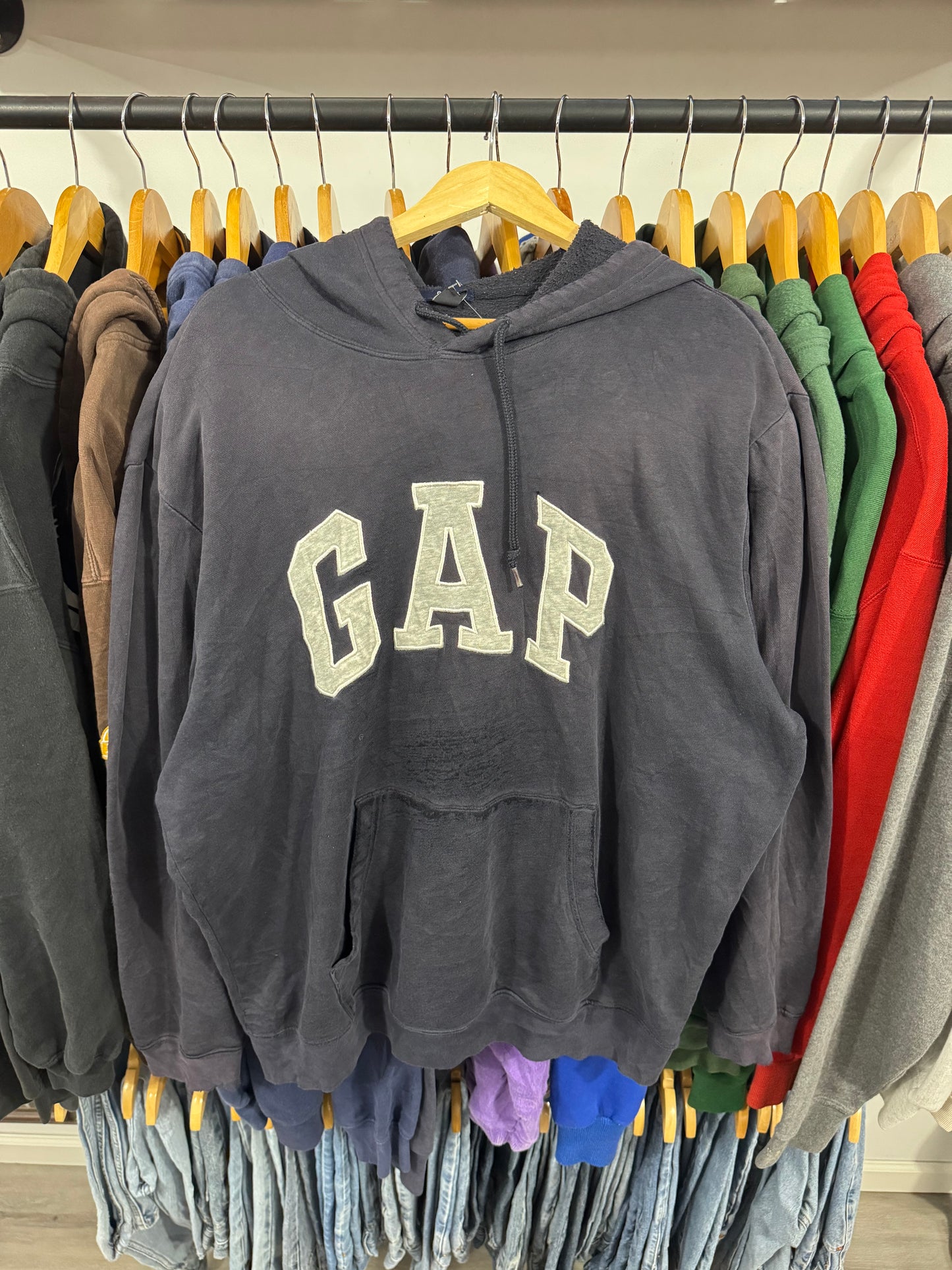 Vintage Distressed Gap Hoodie