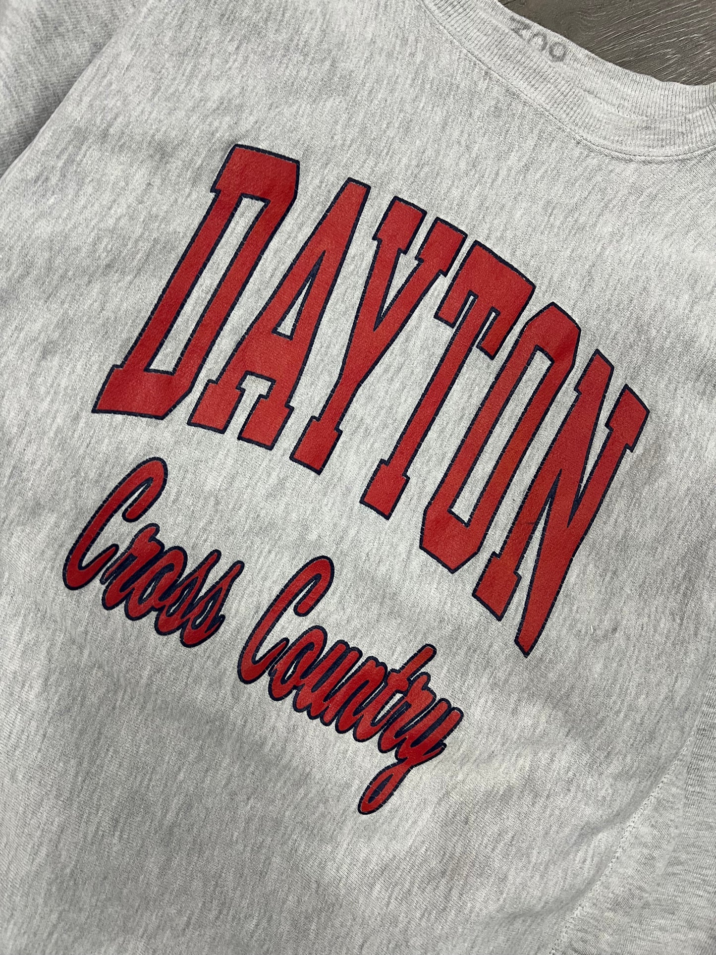 Vintage Dayton Cross Country Reverse Weave Champion Crewneck