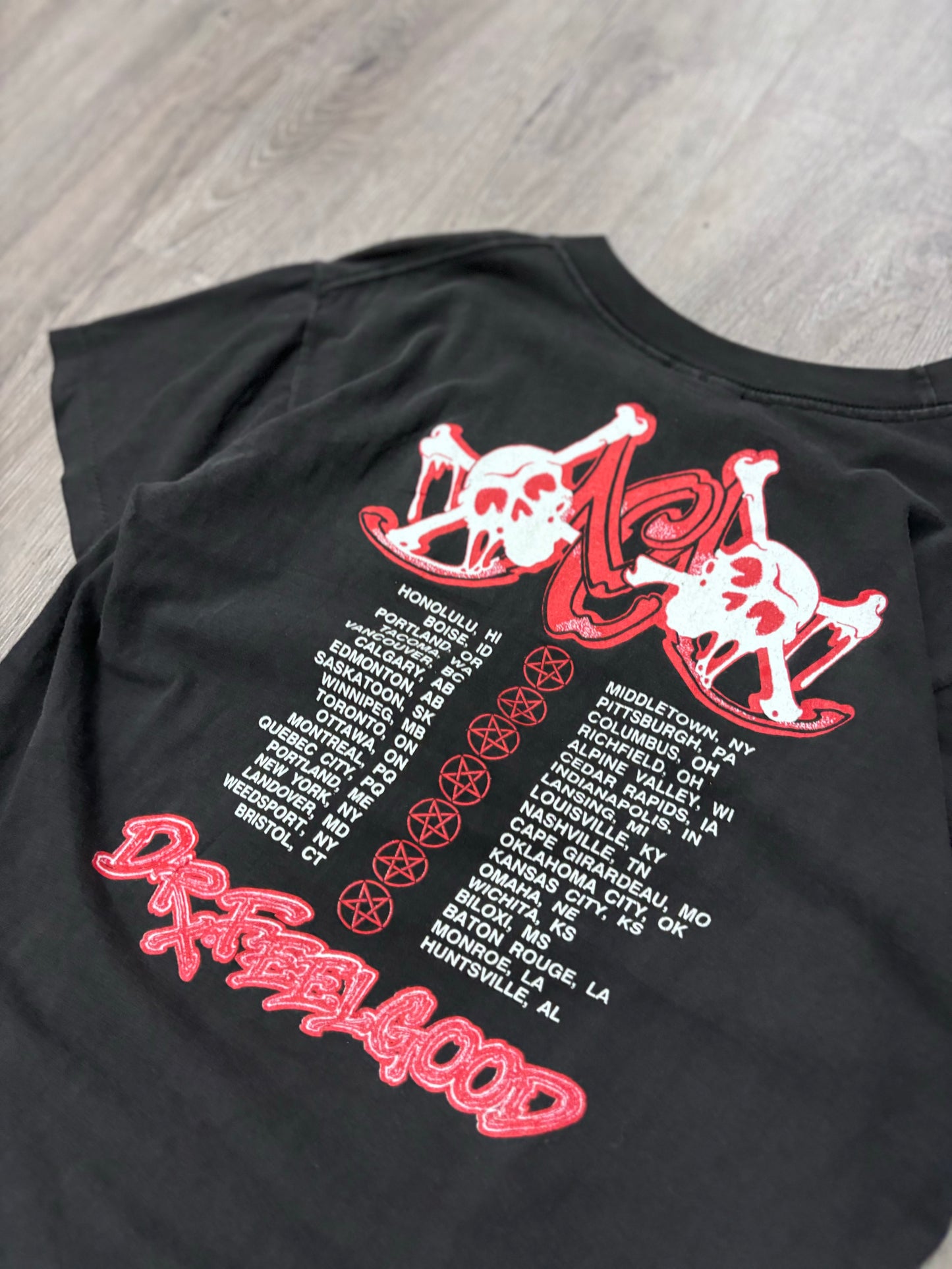 Vintage Mötley Crüe Feelgood Tour Tee