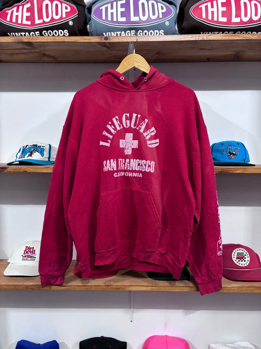 Vintage Lifeguard California Faded Hoodie