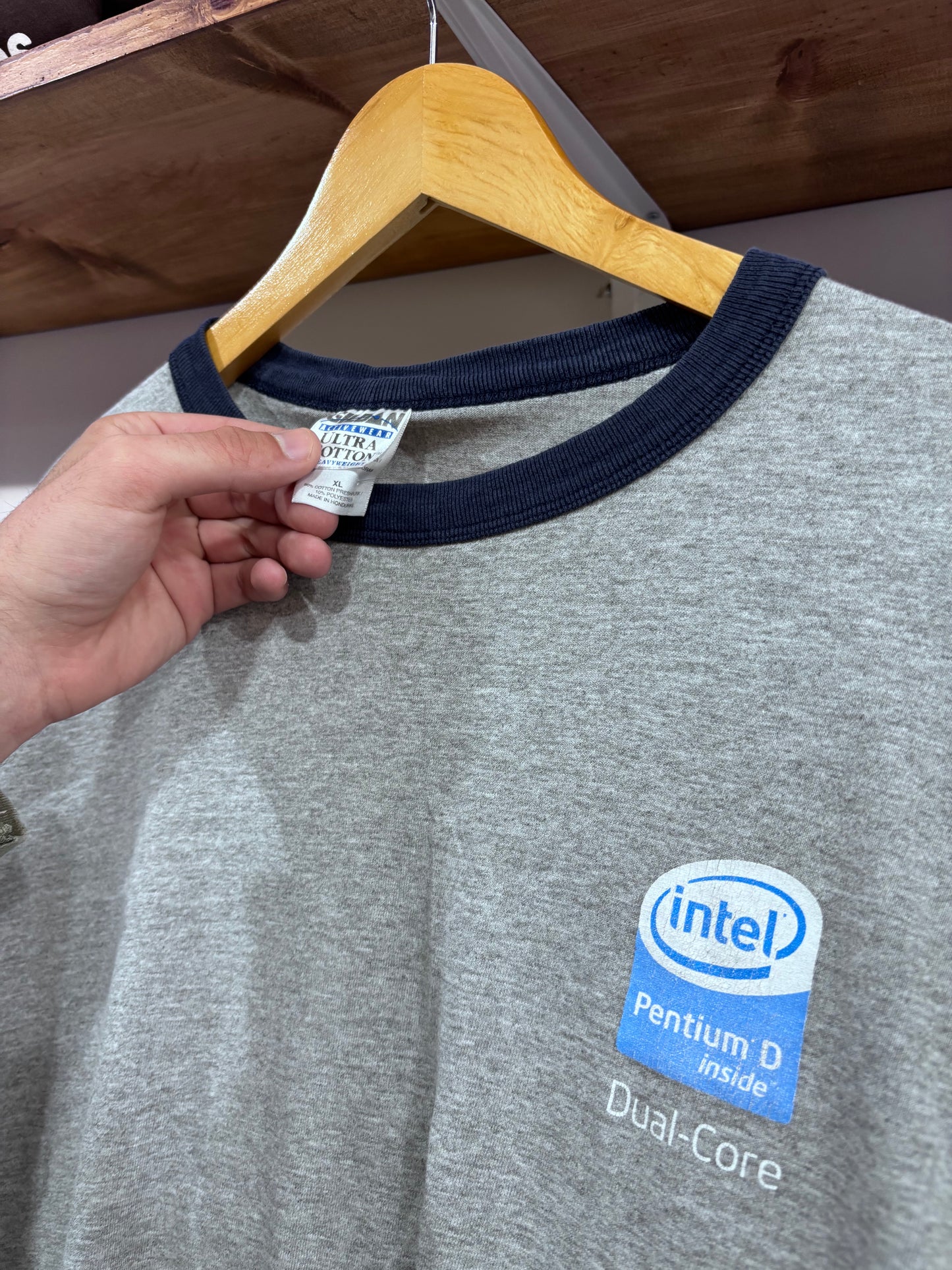 Vintage Intel Ringer Tee