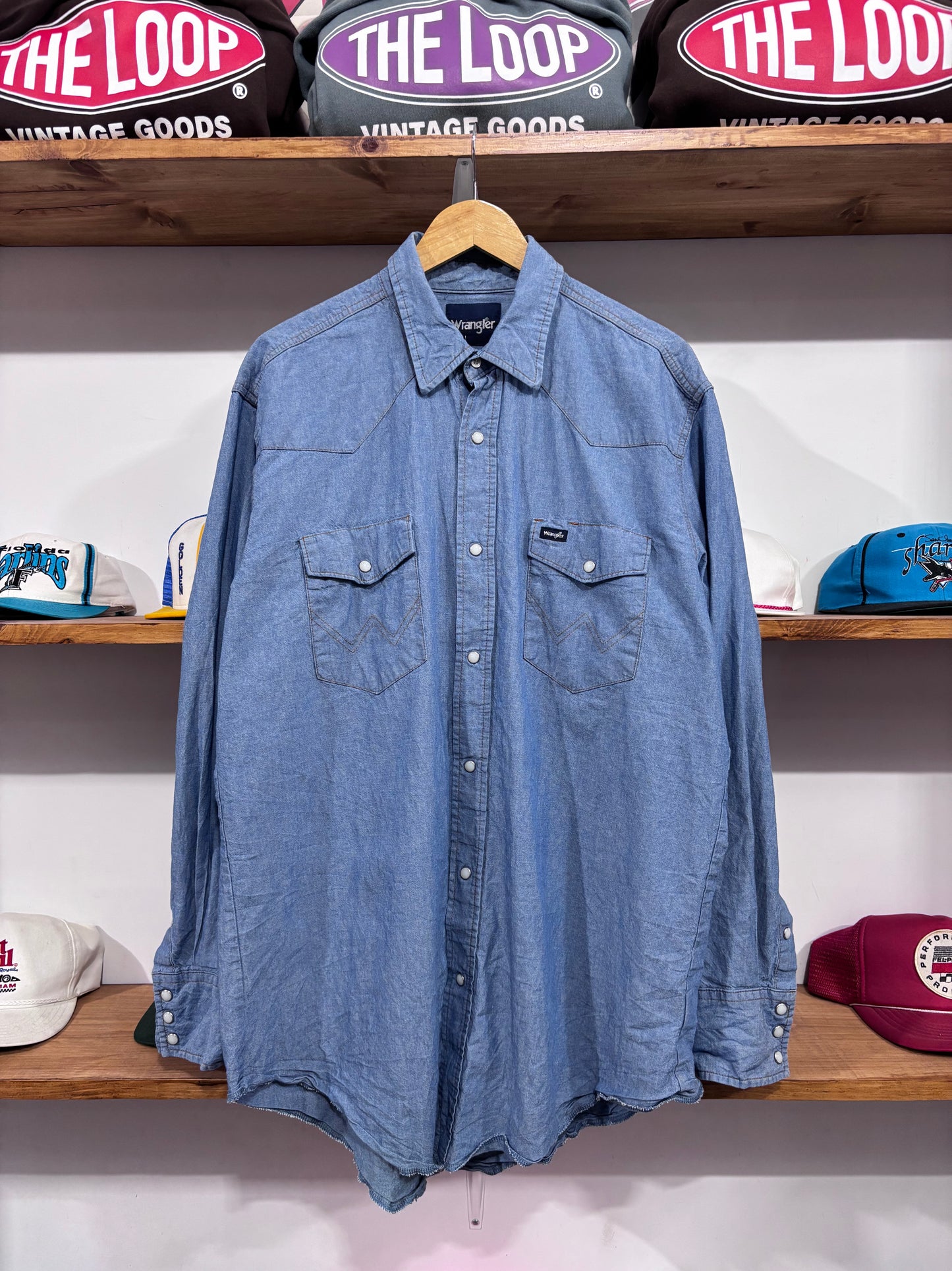 Vintage Wrangler Denim Snap Up