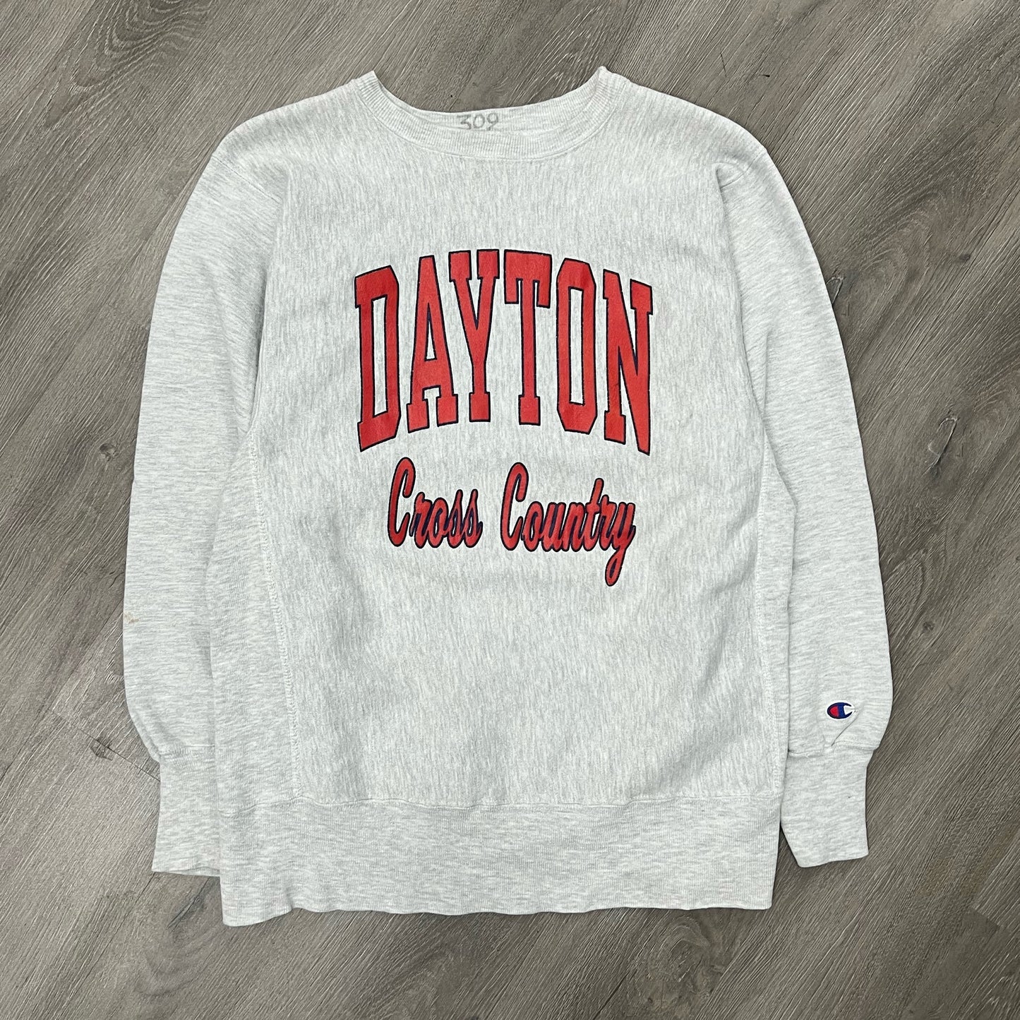 Vintage Dayton Cross Country Reverse Weave Champion Crewneck