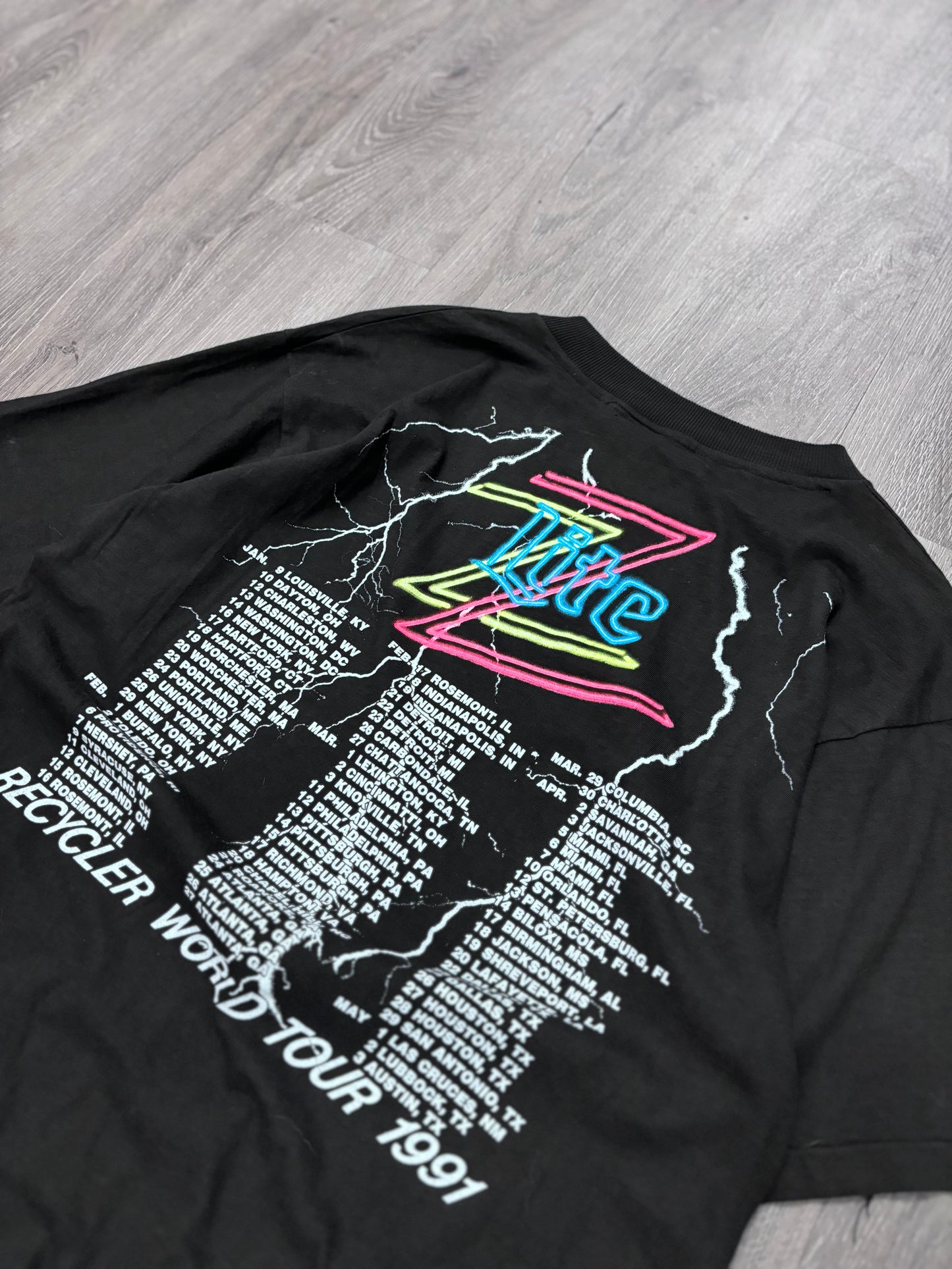 Vintage ZZ Top Recycler ‘91 Tour Tee