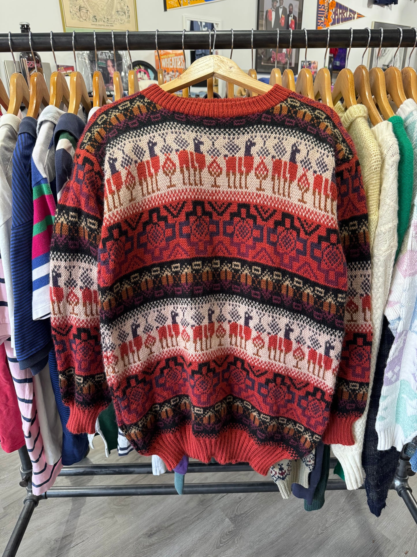 Vintage Orange Sweater