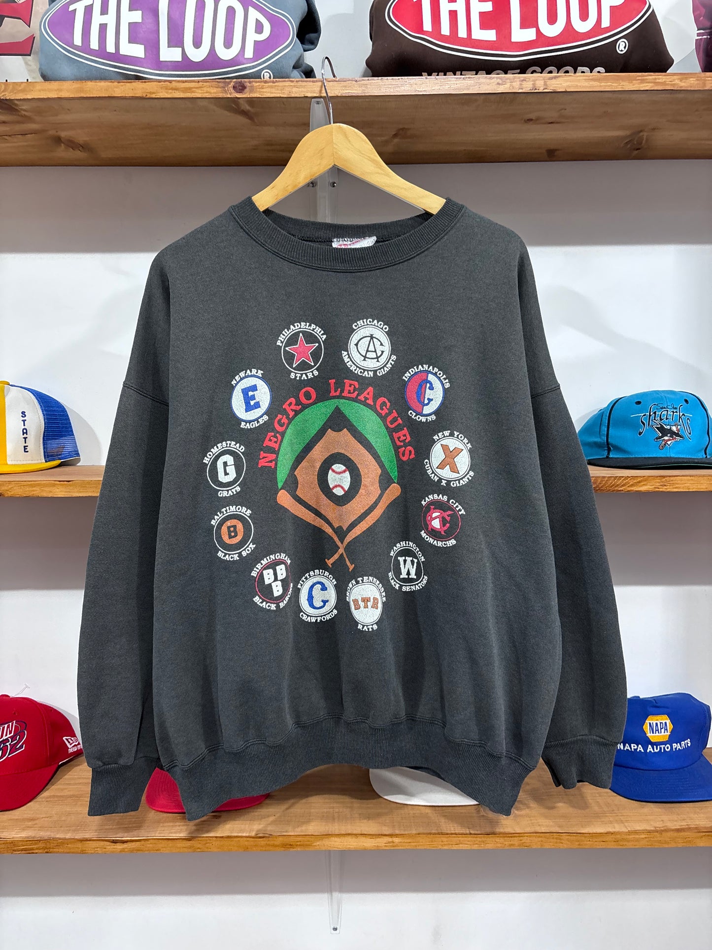 Vintage Negro League Baseball Crewneck