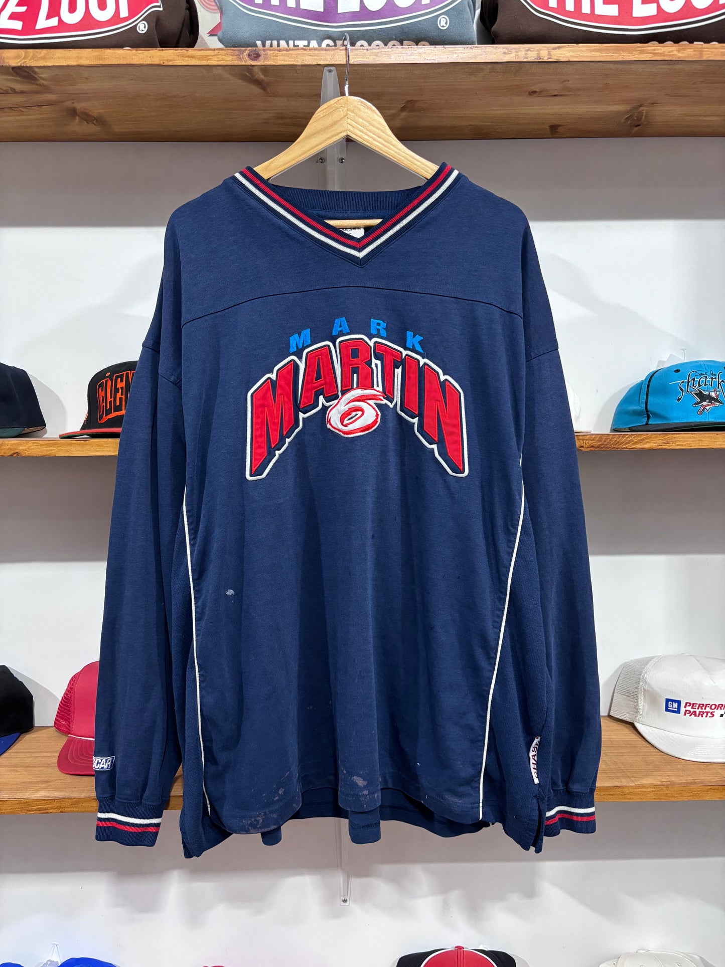 Vintage Mark Martin Nascar Racing Crewneck