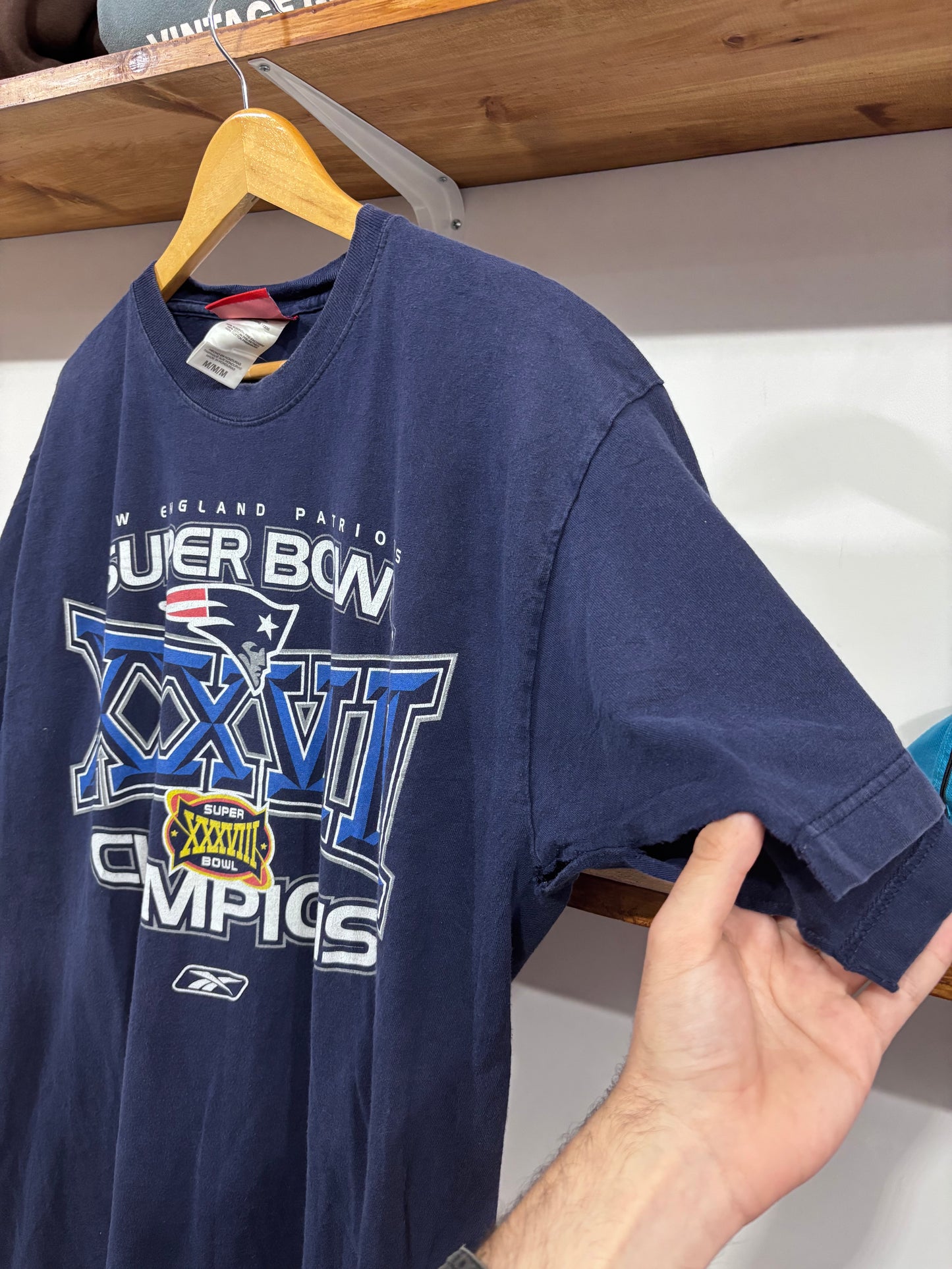 Vintage New England Patriots Super Bowl Tee