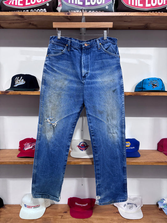 Vintage Wrangler Faded Blue Jeans