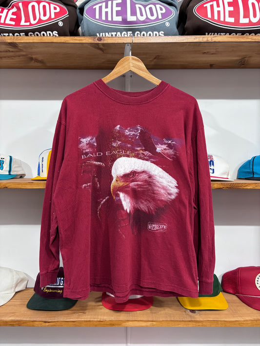 Vintage Bald Eagle Nature Long Sleeve