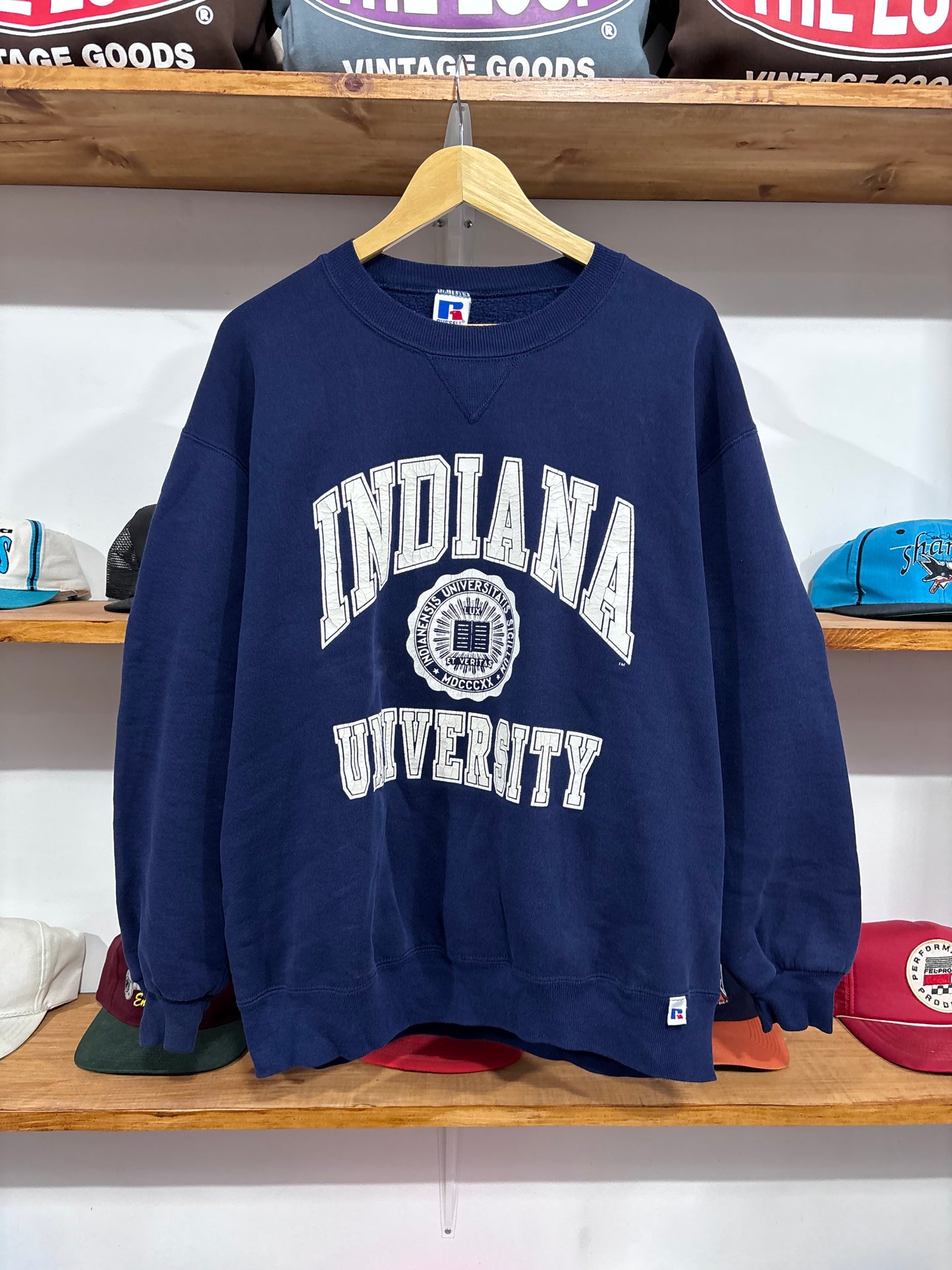 Vintage Indiana University Russell Crewneck