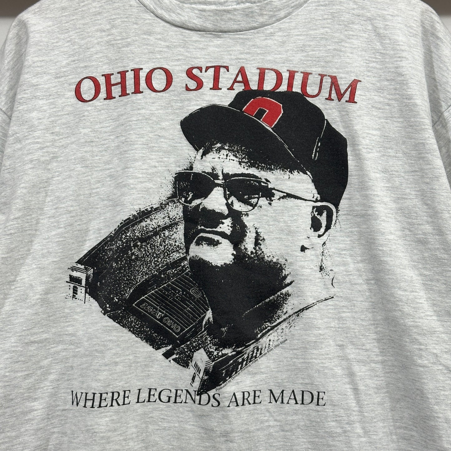 Vintage Ohio Stadium Woody Hayes Tee