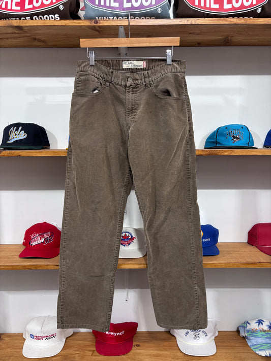 Vintage Levi’s 559 Brown Corduroy Pants