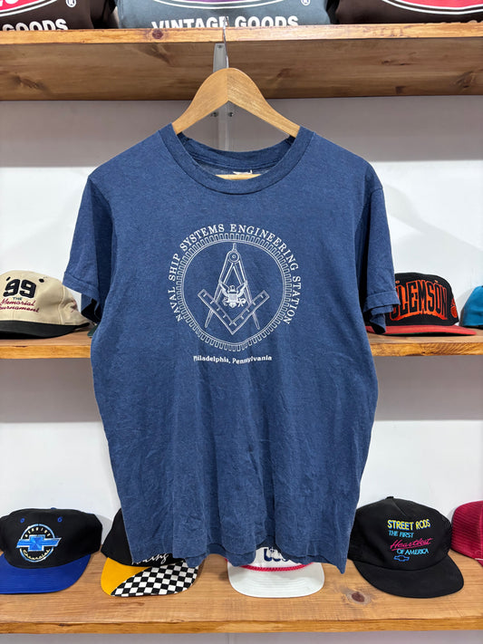 Vintage Naval Ship Engineering Tee