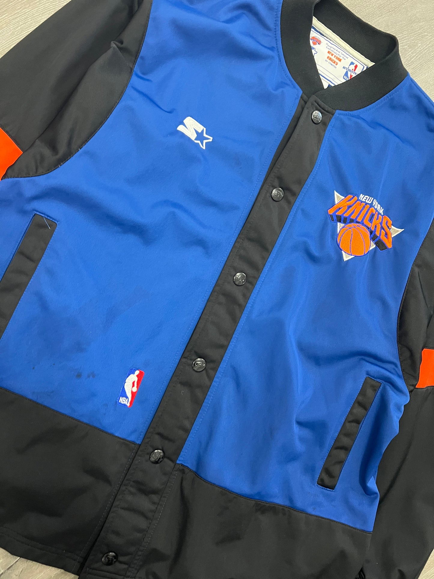 Vintage New York Knicks Team Issued Starter Warm Up Jacket