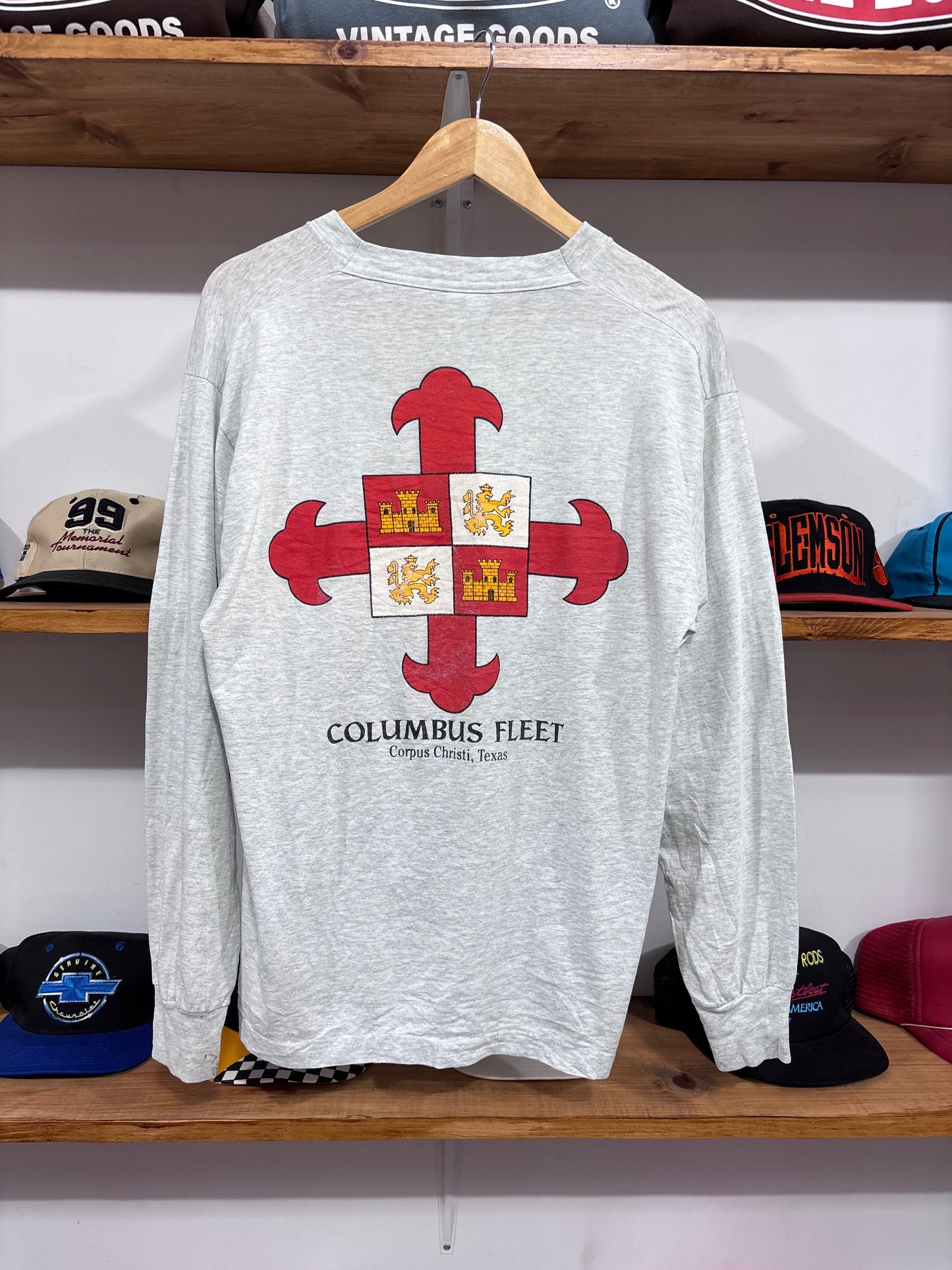 Vintage Columbus Fleet Crew Long Sleeve