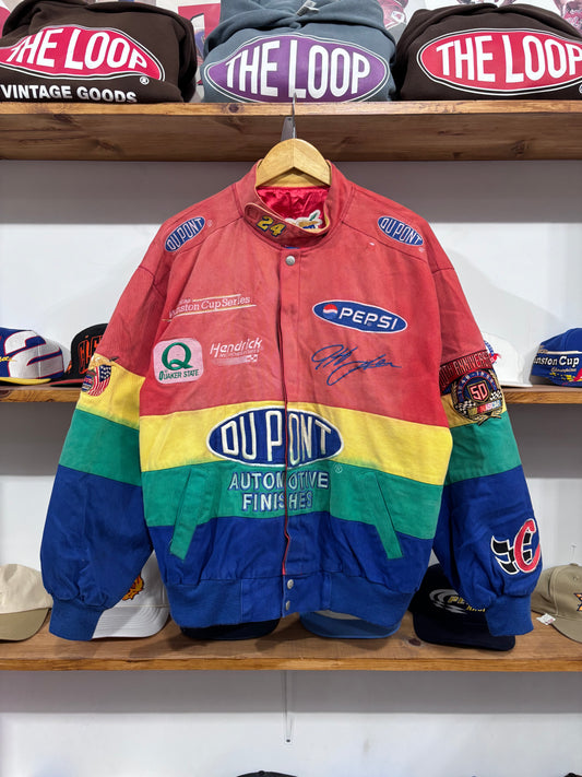 Vintage Jeff Gordon Faded Racing Jacket