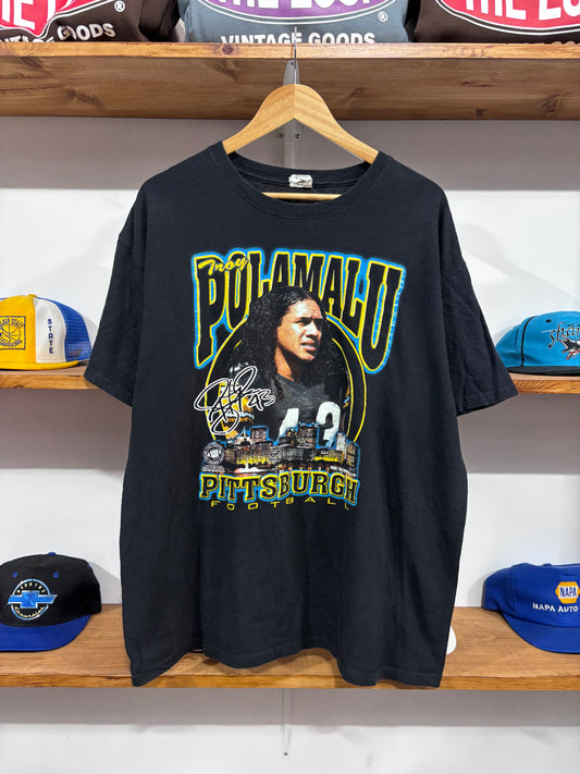Vintage Troy Polamalu Pittsburgh Steelers Tee