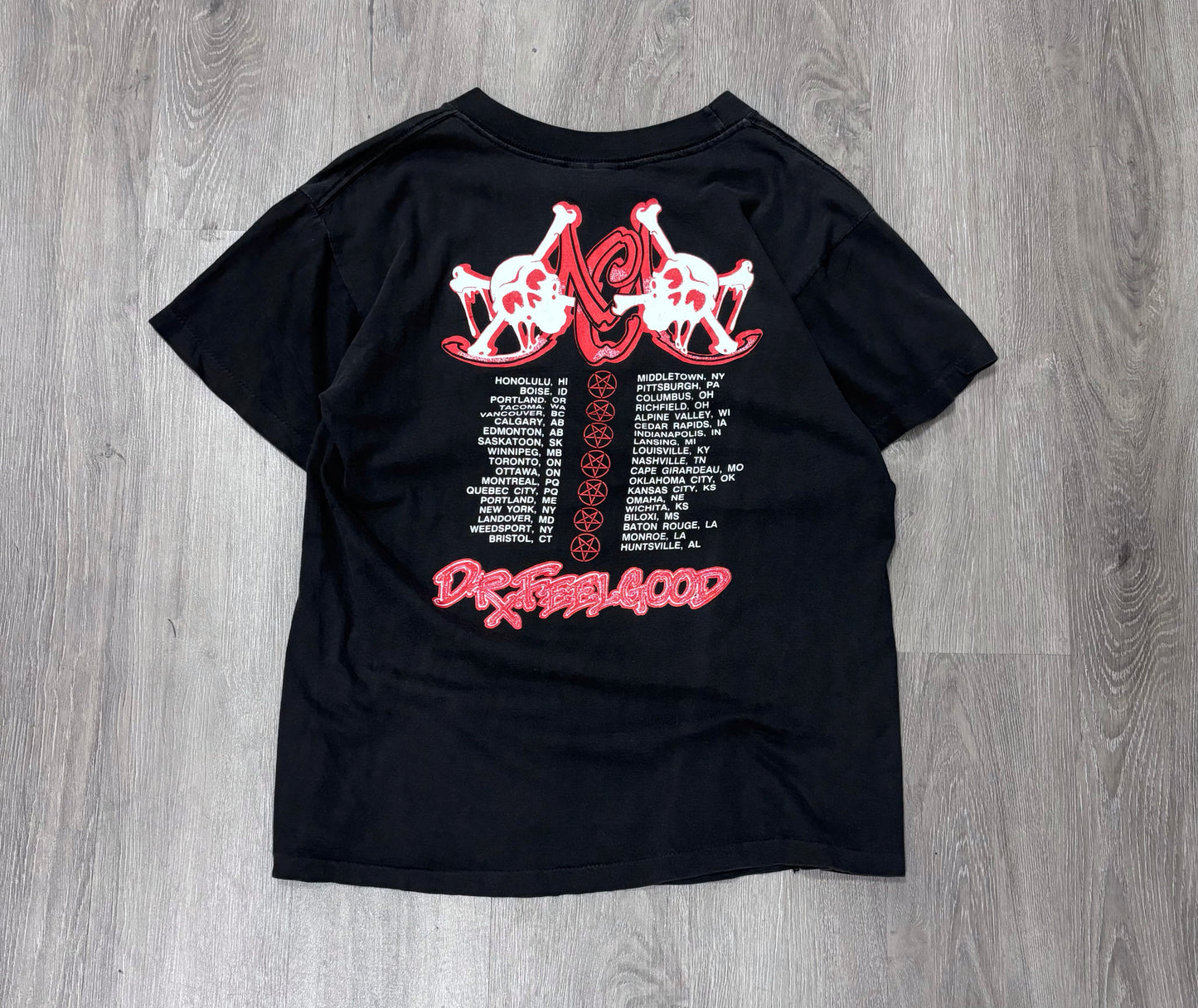 Vintage Mötley Crüe Feelgood Tour Tee