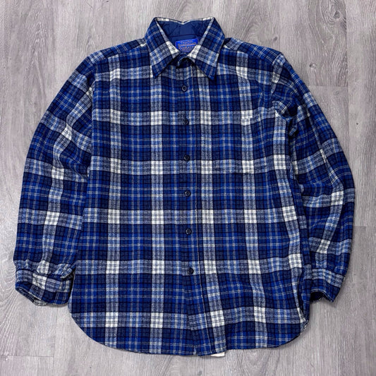 Vintage Pendleton Blue Flannel