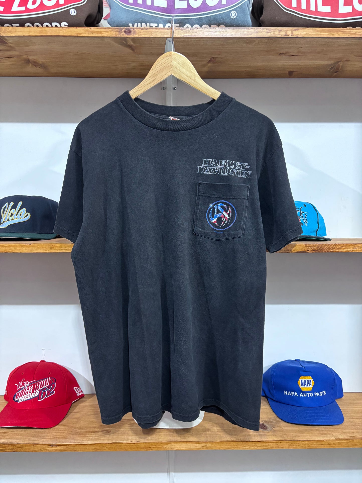 Vintage Harley Davidson Pocket Tee