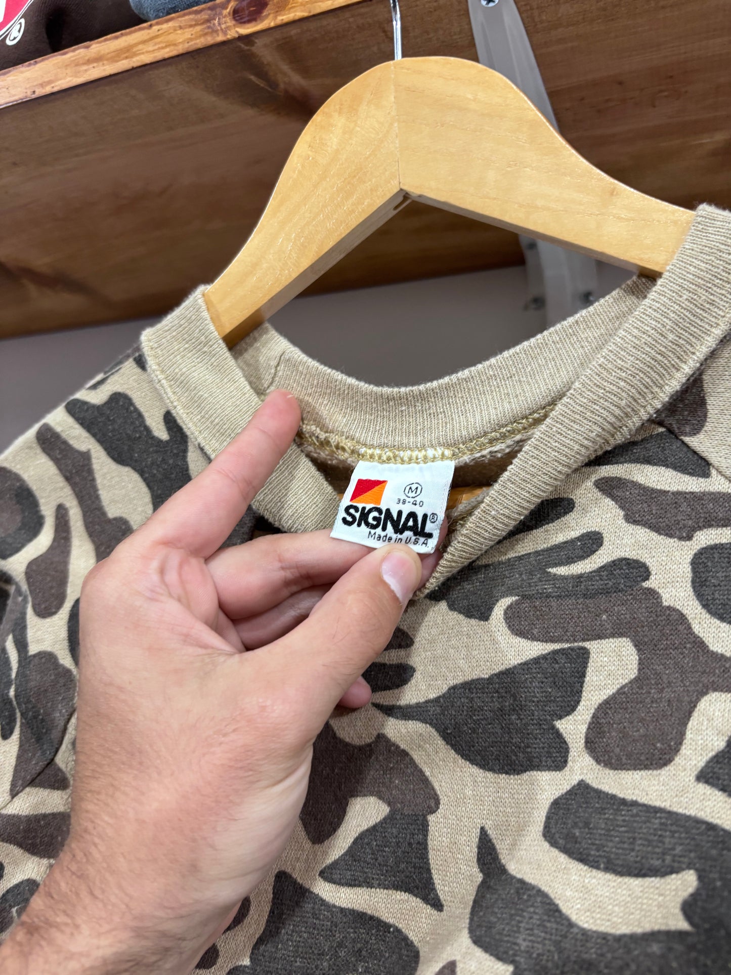 Vintage Camo Crewneck