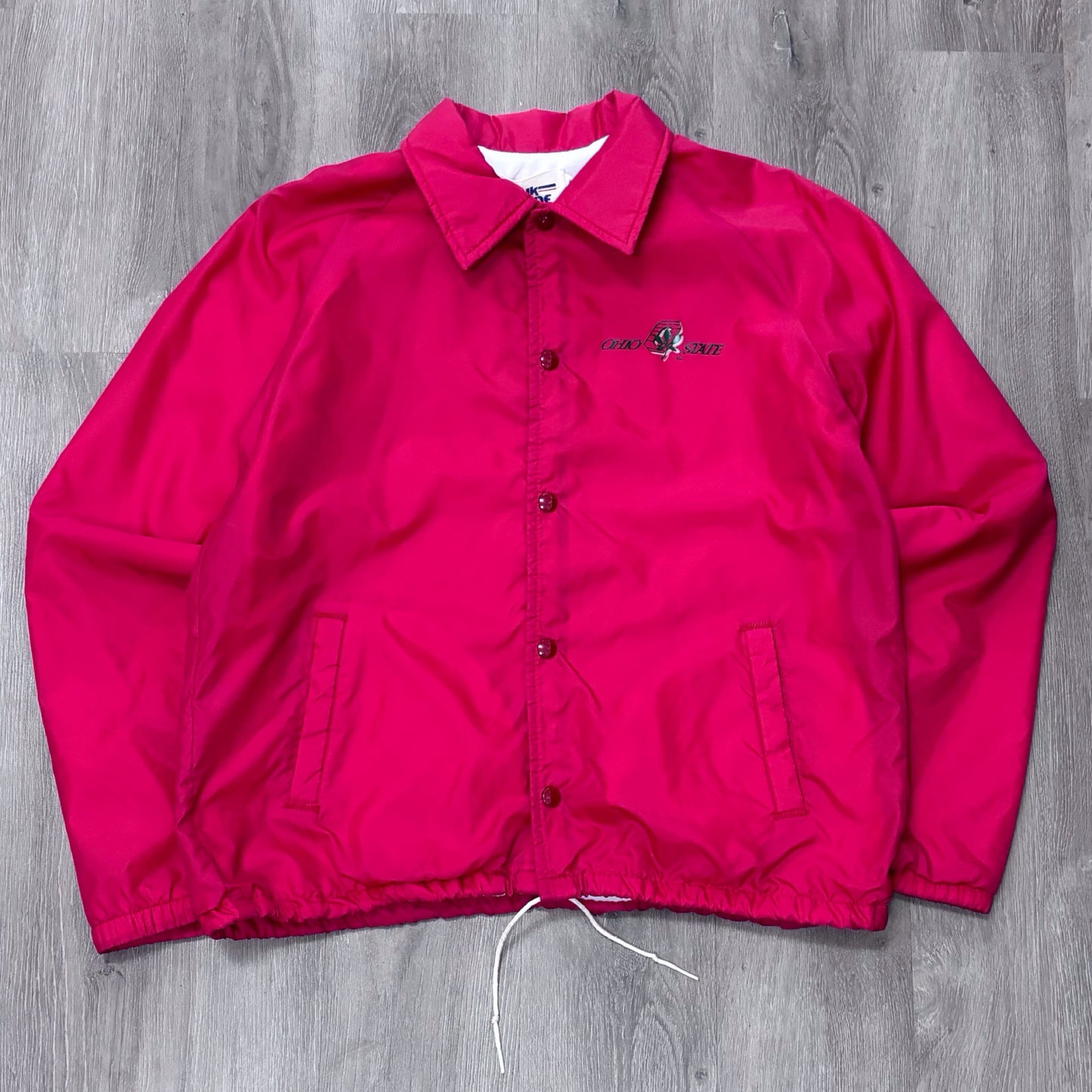 Vintage Ohio State Chalk Line Button Up Jacket