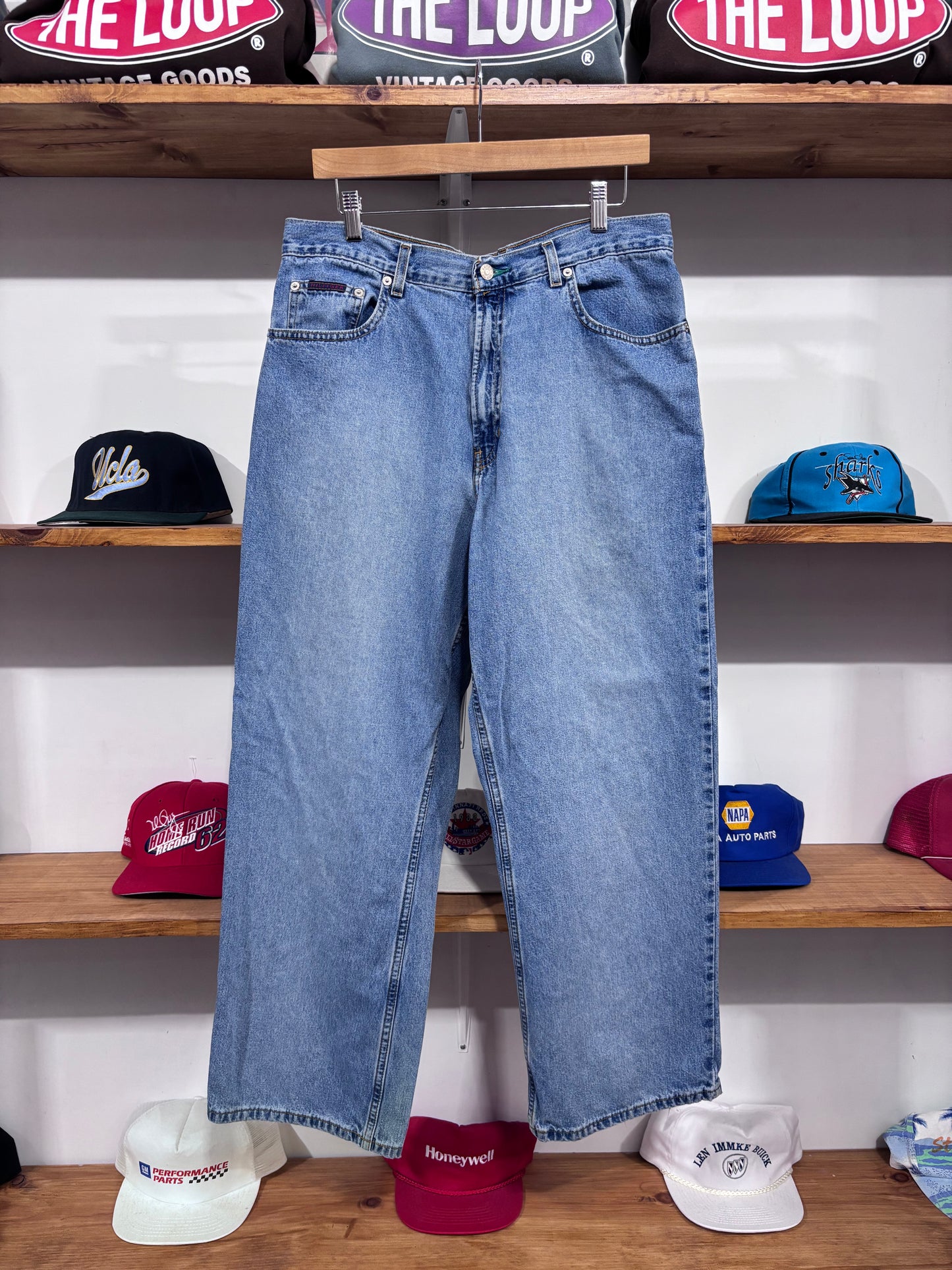 Vintage Tommy Hilfiger Baggy Blue Jeans