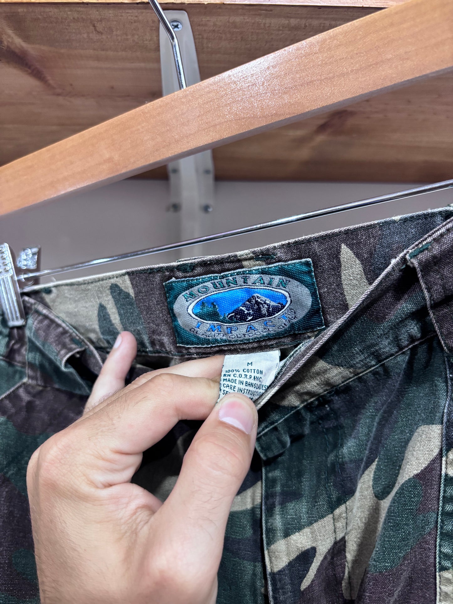 Vintage Camo Cargo Shorts