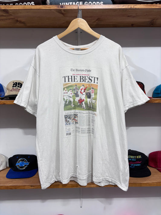 Vintage Boston Red Sox Newspaper Tee