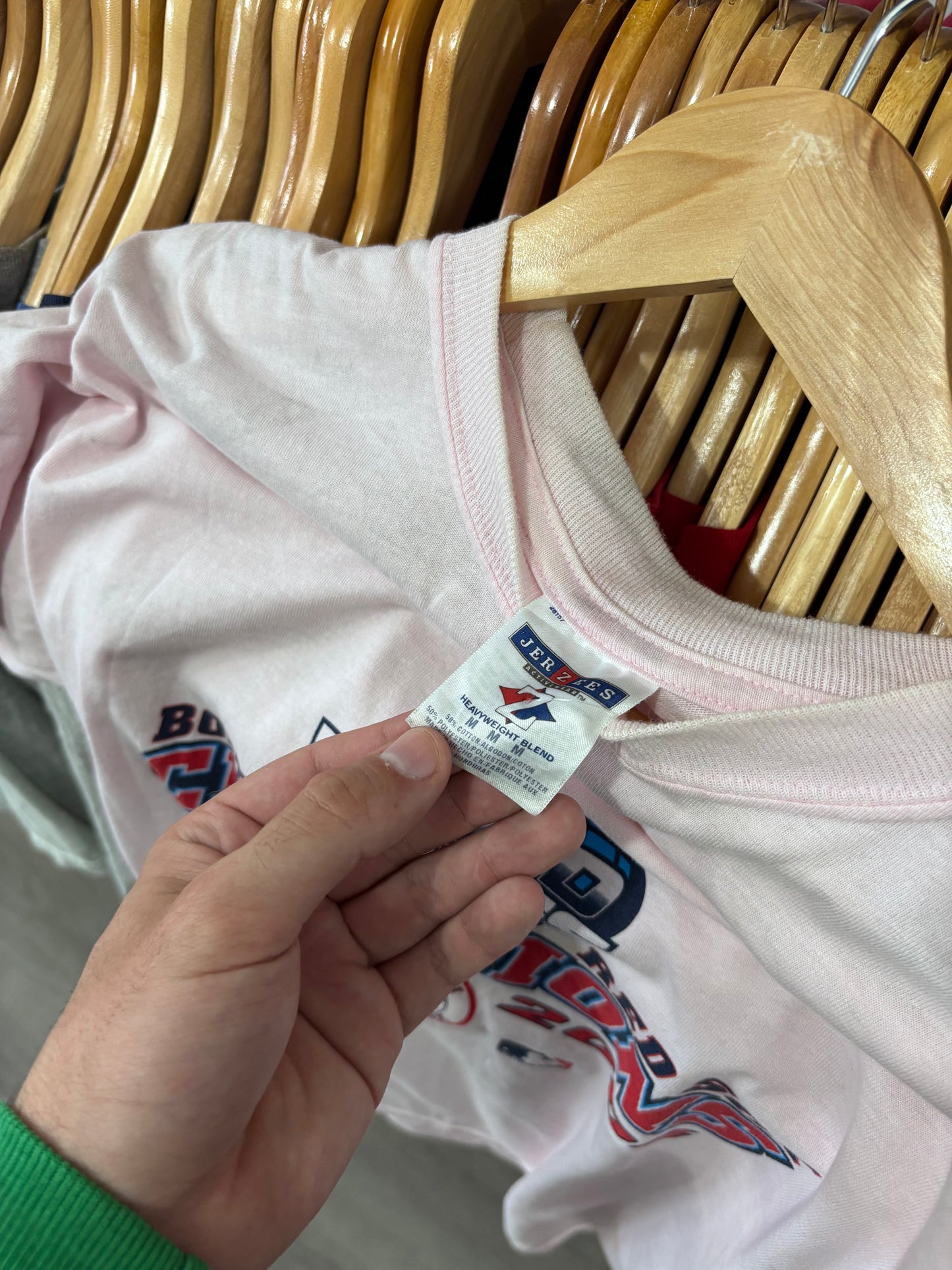 Vintage Boston Red Sox Pink Tee