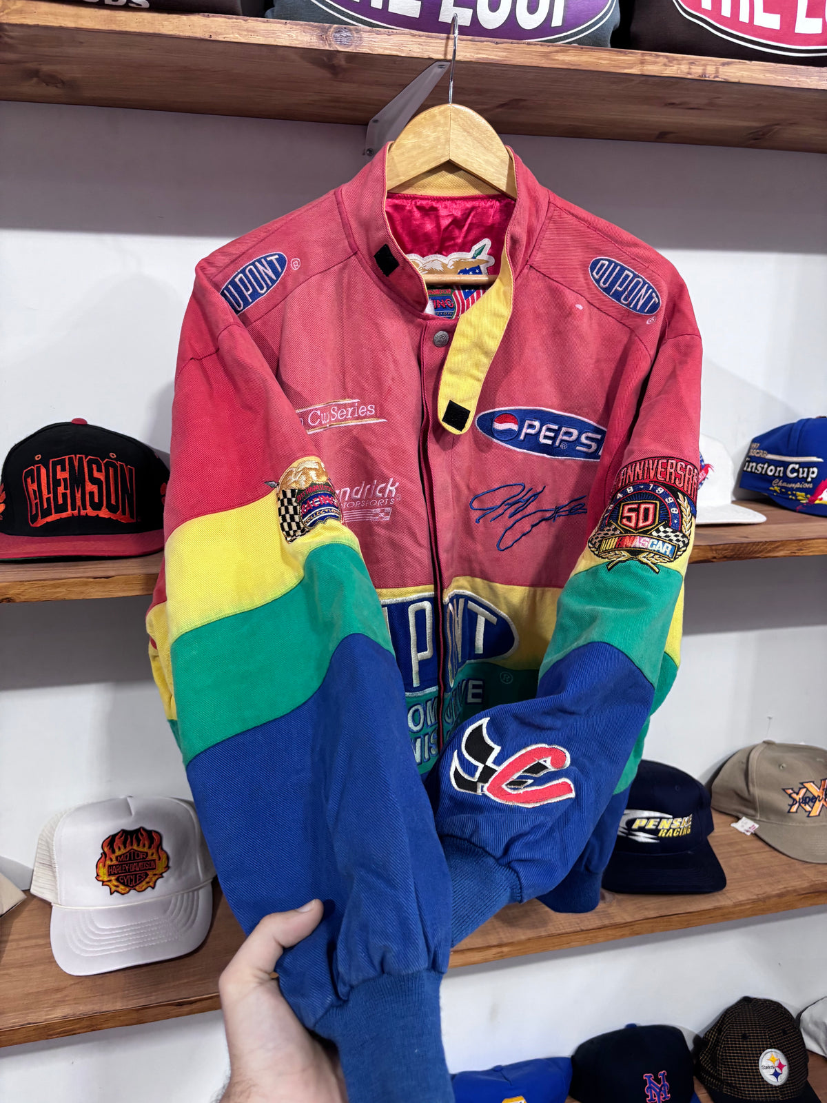 Vintage Jeff Gordon Faded Racing Jacket