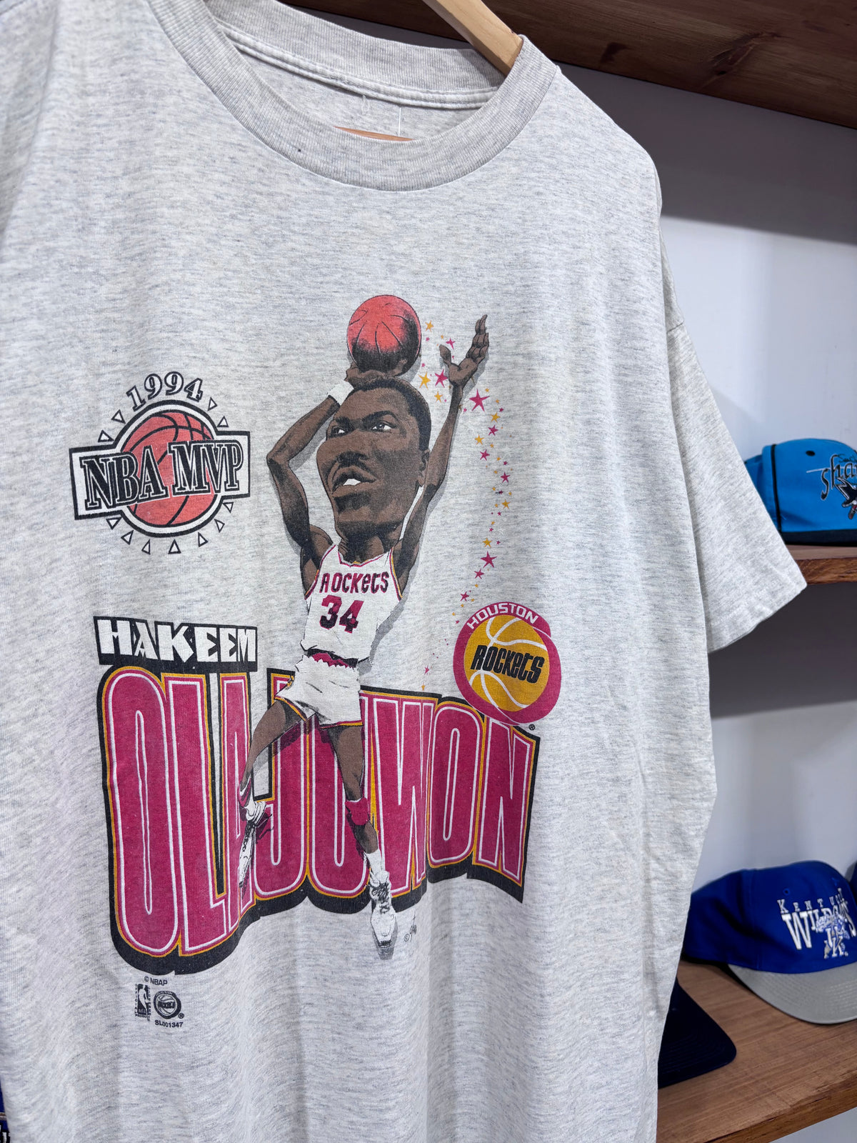 Vintage Hakeem Olajuwon Houston Rockets Tee