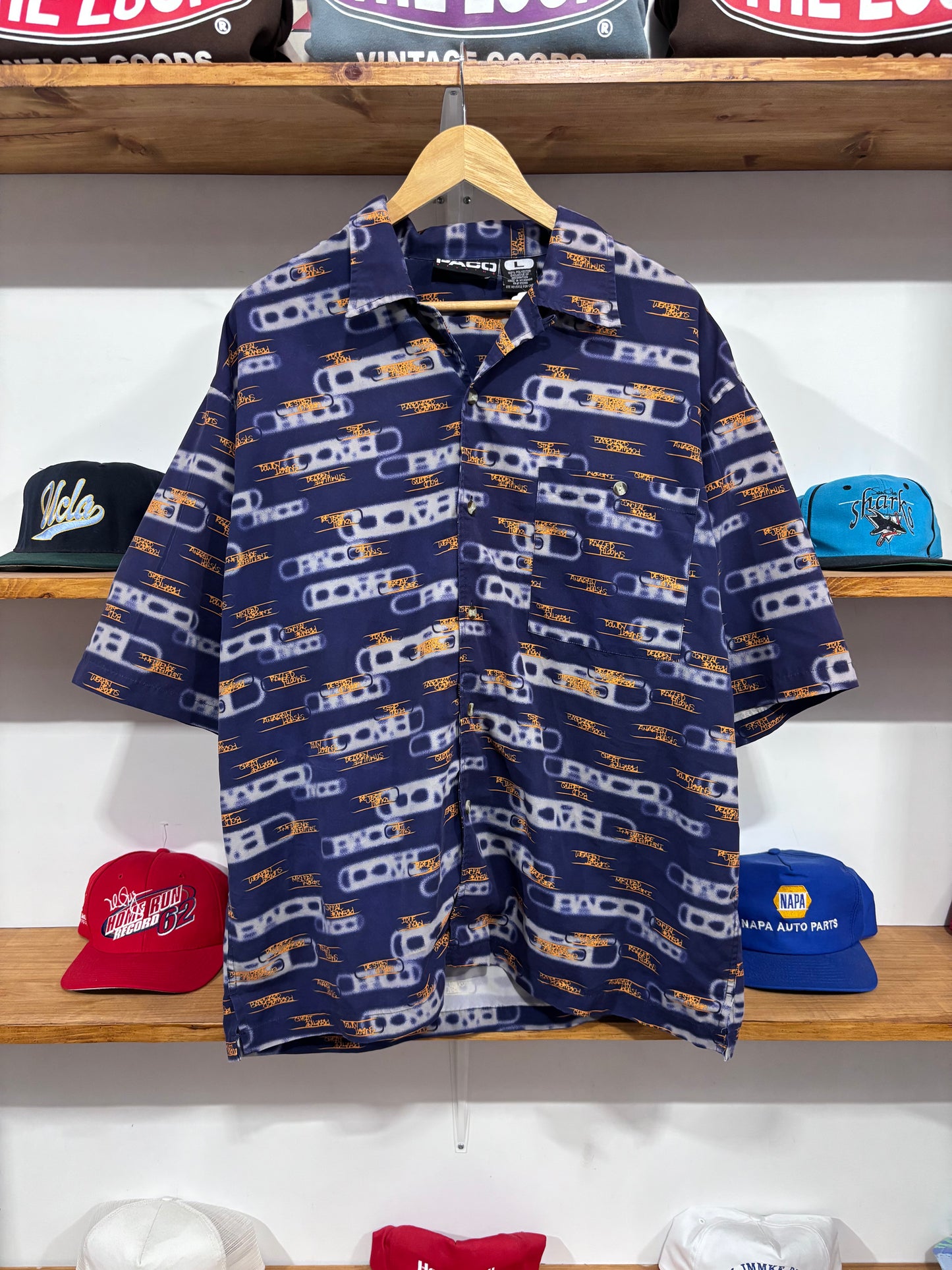 Vintage Paco AOP Button Up