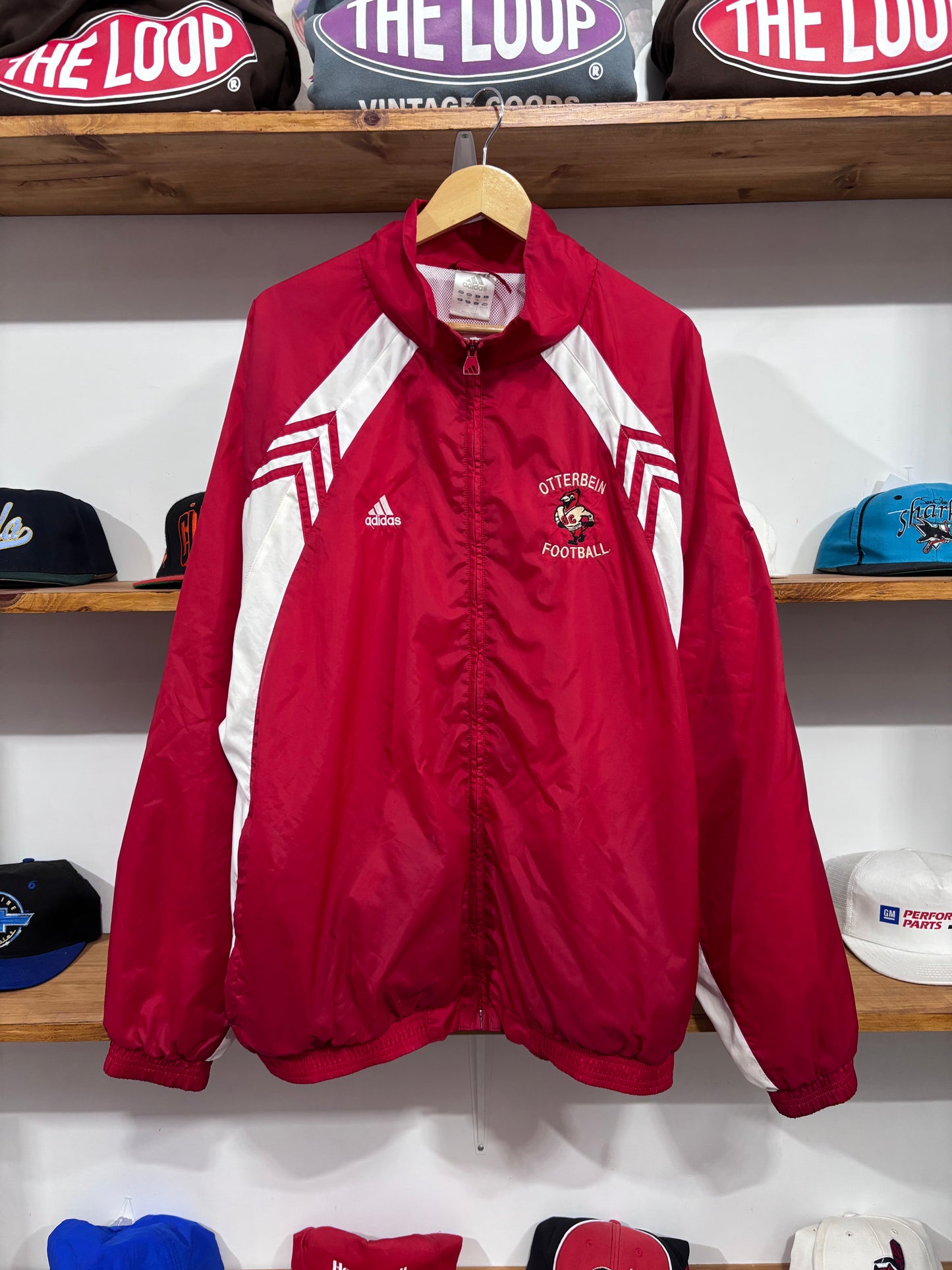 Vintage Adidas Otterbein Windbreaker Jacket