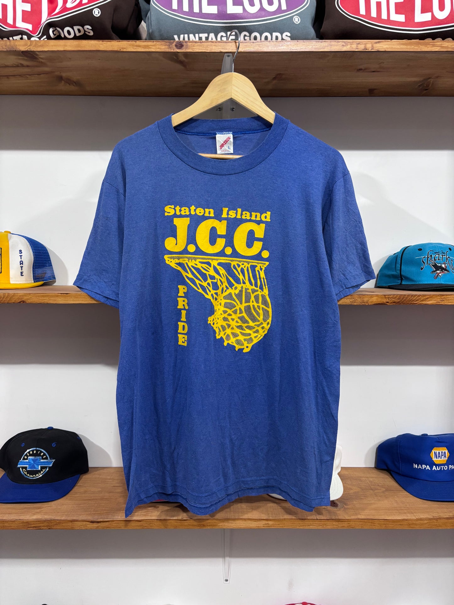 Vintage Staten Island J.C.C. Basketball Tee