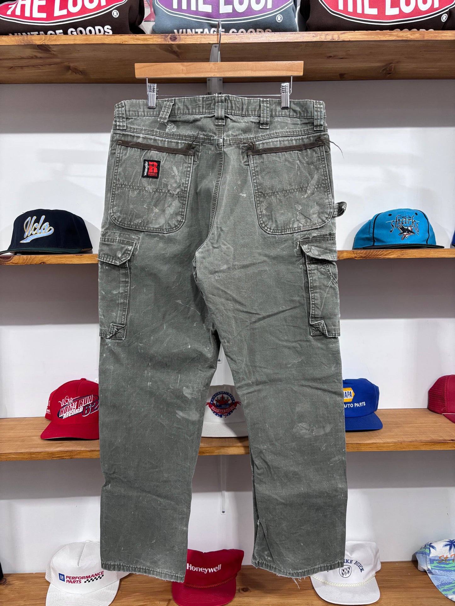 Vintage Wrangler Distressed Faded Pants