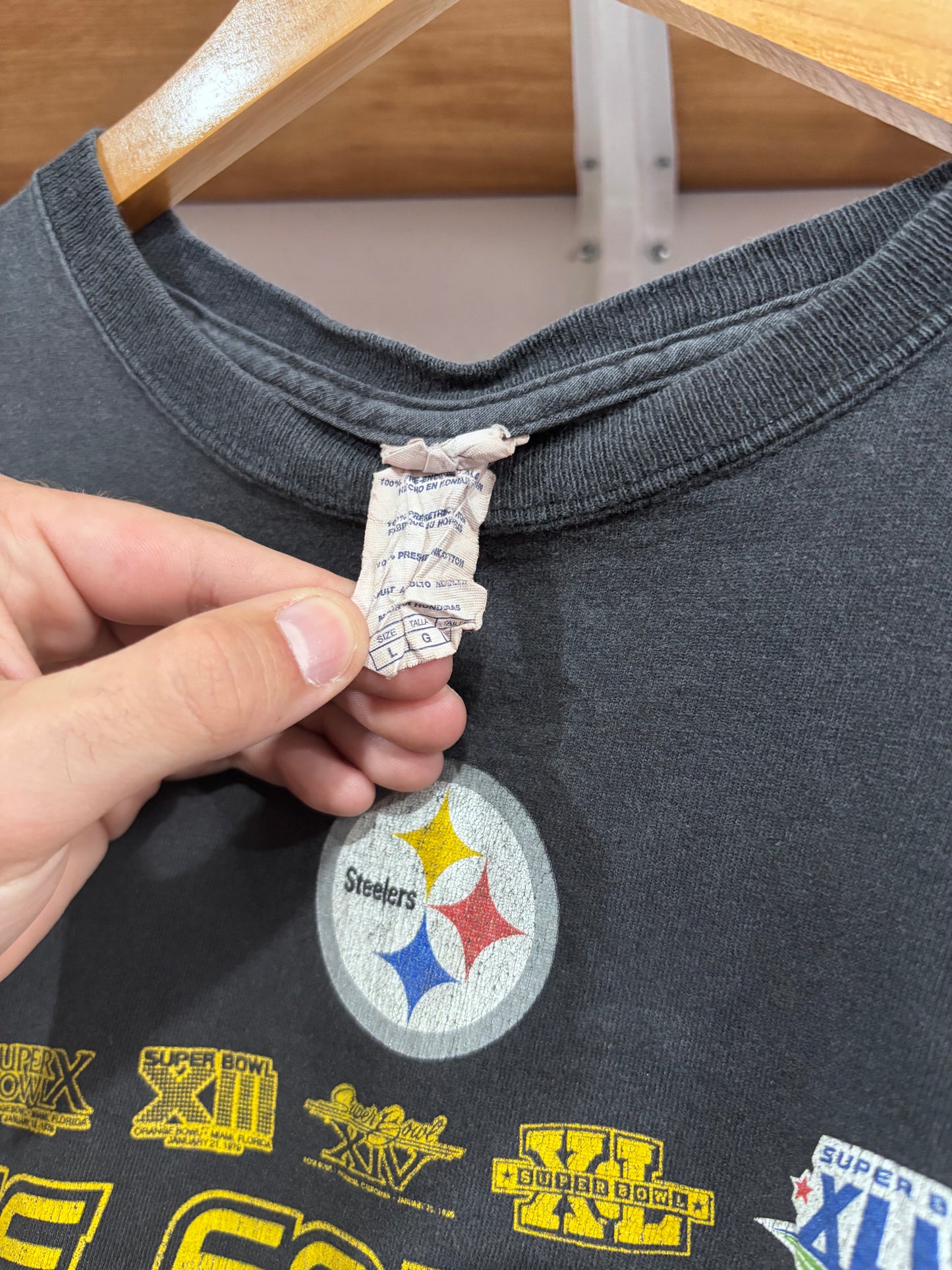 Vintage Pittsburgh Steelers Super Bowl Tee