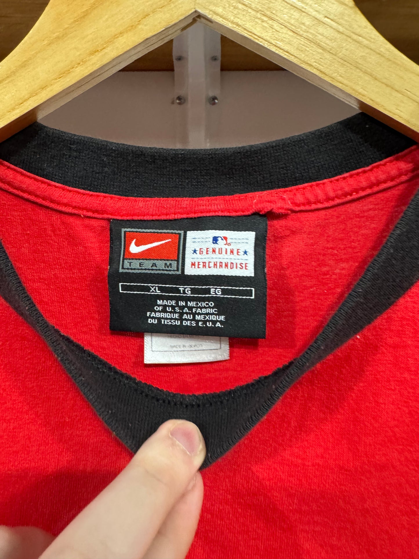 Vintage Nike Reds Ringer Tee