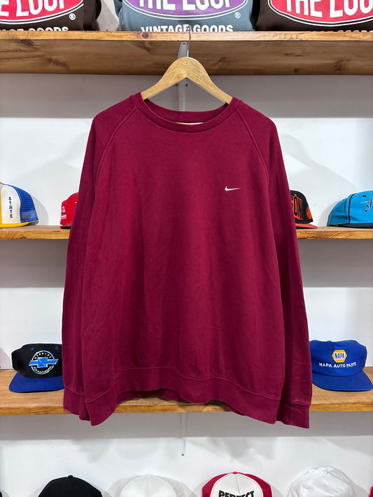 Vintage Nike Maroon Crewneck