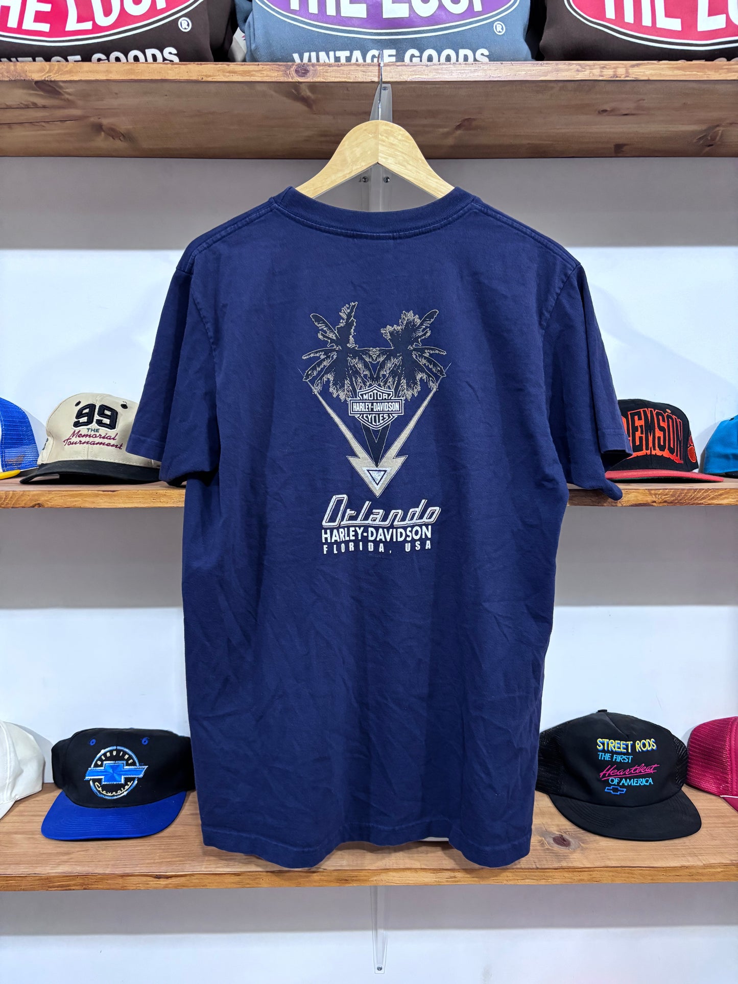 Vintage Harley Davidson Pocket Tee