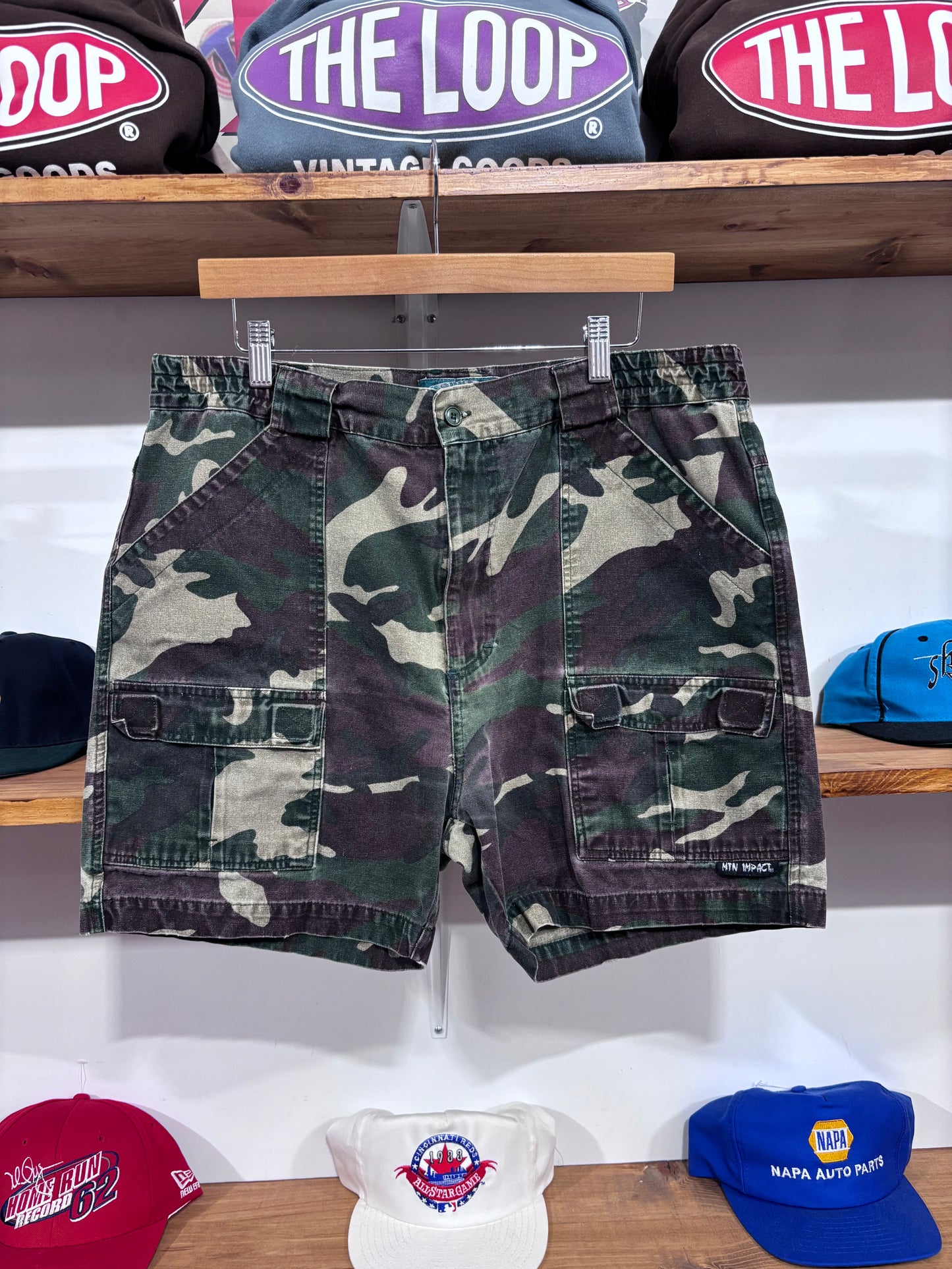 Vintage Camo Cargo Shorts